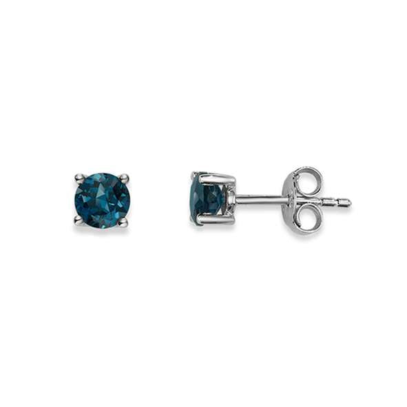 Ohrstecker 925 Silber mit Topas London Blue - 6262.03666/0004