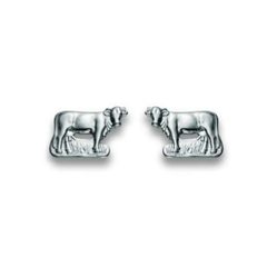 Ohrstecker aus Silber in Kuh-Design - 6263.01521/0002