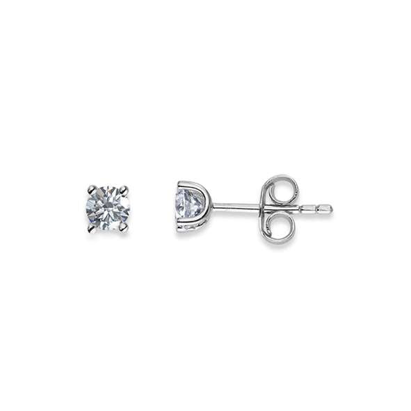 Ohrstecker aus Silber mit Zirkonia - 6262.03668/0001