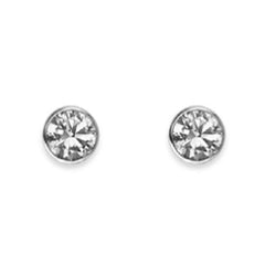 Ohrstecker Silber mit weissen Zirkonia - 6262.03579/0004