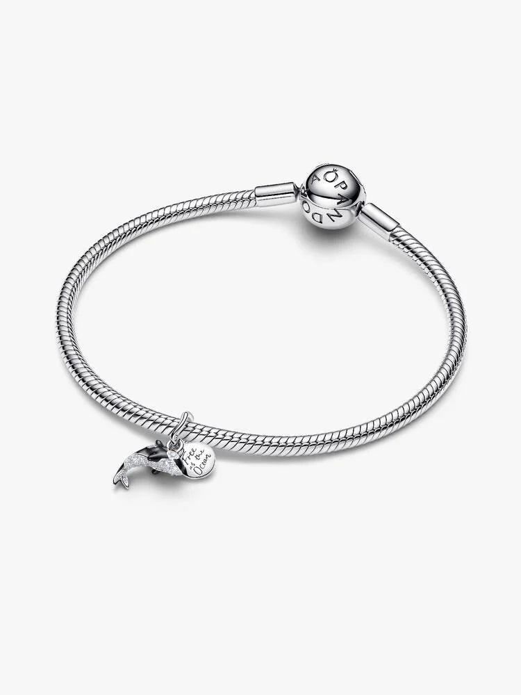 Orca Charm-Anhänger Sterling-Silber - 794683C01