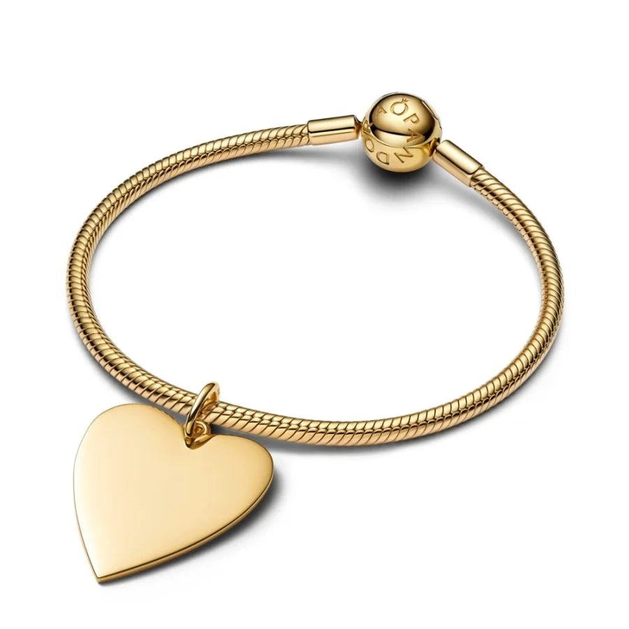 Pandora Anhänger mit grösserer Herzplatte mit Gravurmöglichkeit - 364016C00