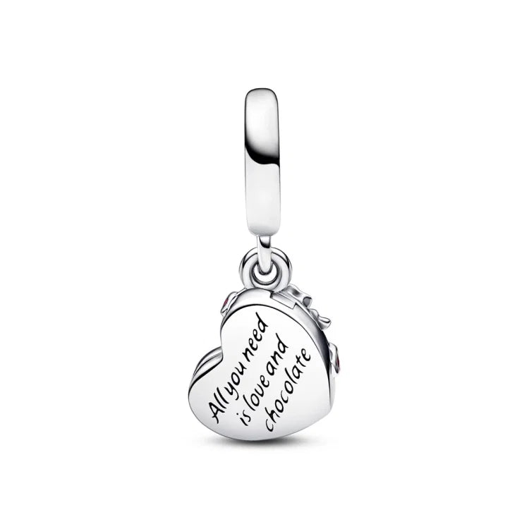 Pandora Aufklappbare Herzförmige Pralinenschachtel Charm - 792587C01