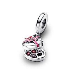 Pandora Aufklappbare Herzförmige Pralinenschachtel Charm - 792587C01