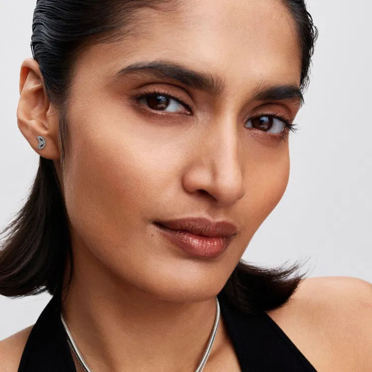 Pandora Funkelnder Mond Ohrstecker - 294257C01