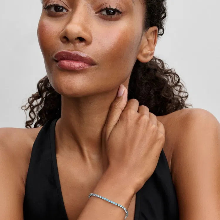 Pandora Funkelndes Blaues Tennisarmband - 591469C03