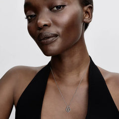 Pandora Funkelndes Herz Vorhängeschloss Anhänger Halskette - 394416C01-50