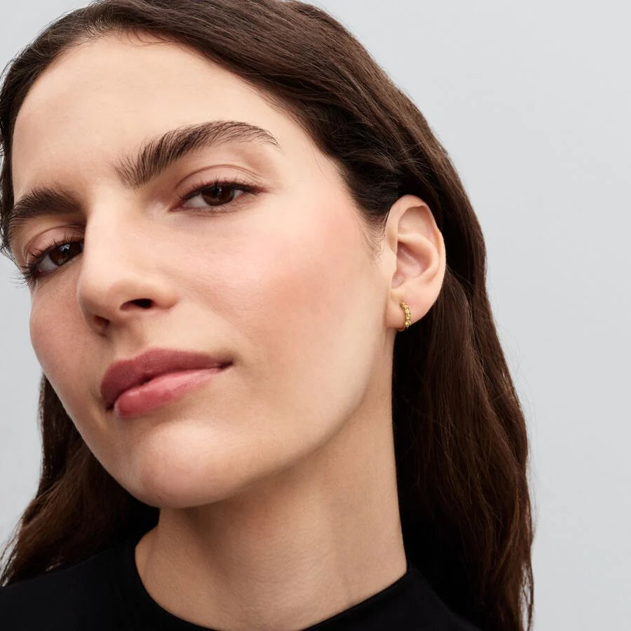 Pandora Gelbe Huggie-Ohrringe - 263849C01