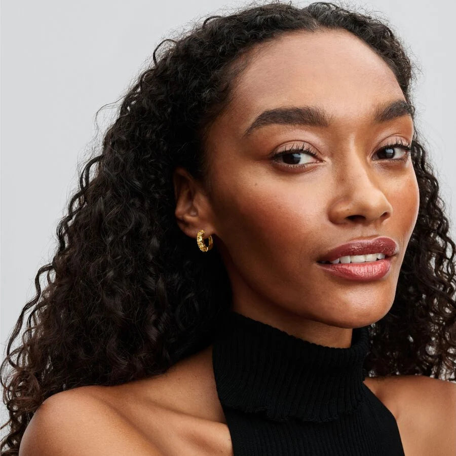 Pandora Gelbe Huggie-Ohrringe - 263849C01