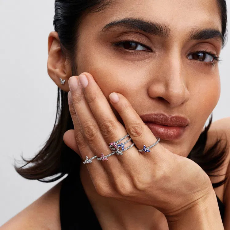 Pandora Glitzernder Schmetterling Ring - 194269C02 