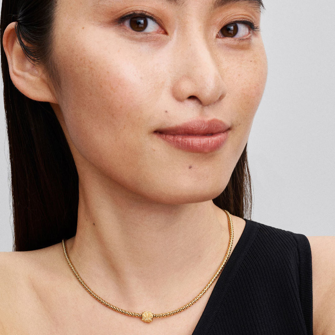 Pandora Strukturiertes Kleeblatt Mini Charm - 764047C00