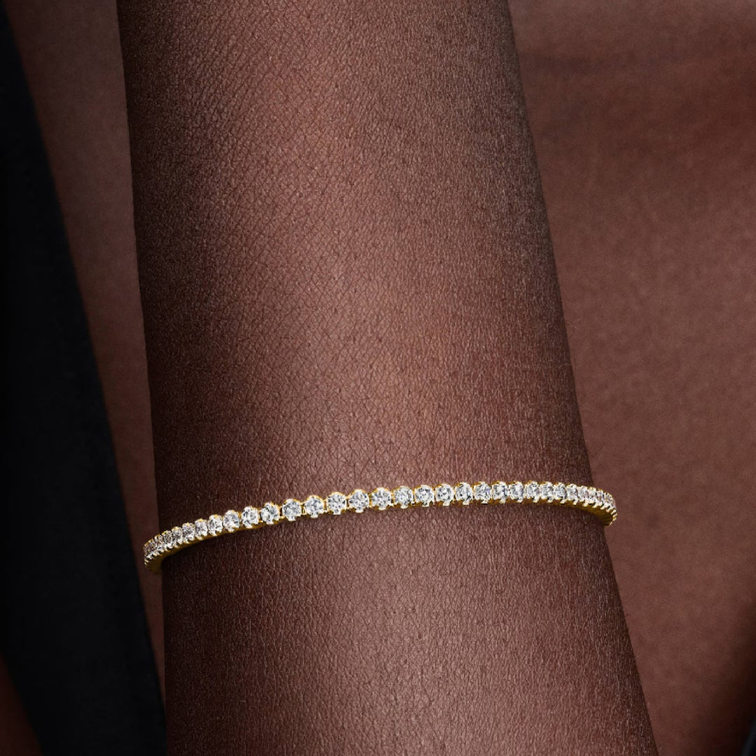 Pandora Gold Timeless Funkelndes Tennisarmband - 563927C01-16
