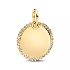 Pandora Gravierbarer runder Anhänger hela - 364007C01