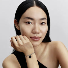 Pandora Mattschwarzes Keramik Herz Vorhängeschloss Charm Anhänger - 794424C02