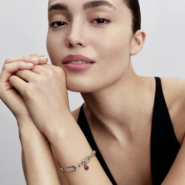 Pandora ME Rotes Chakra Herz Mini Charm Anhänger - 793042C05