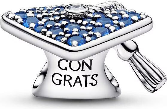 Pandora Moments Funkelnde Blaue Absolventenmütze 2026 Charm - 794461C01