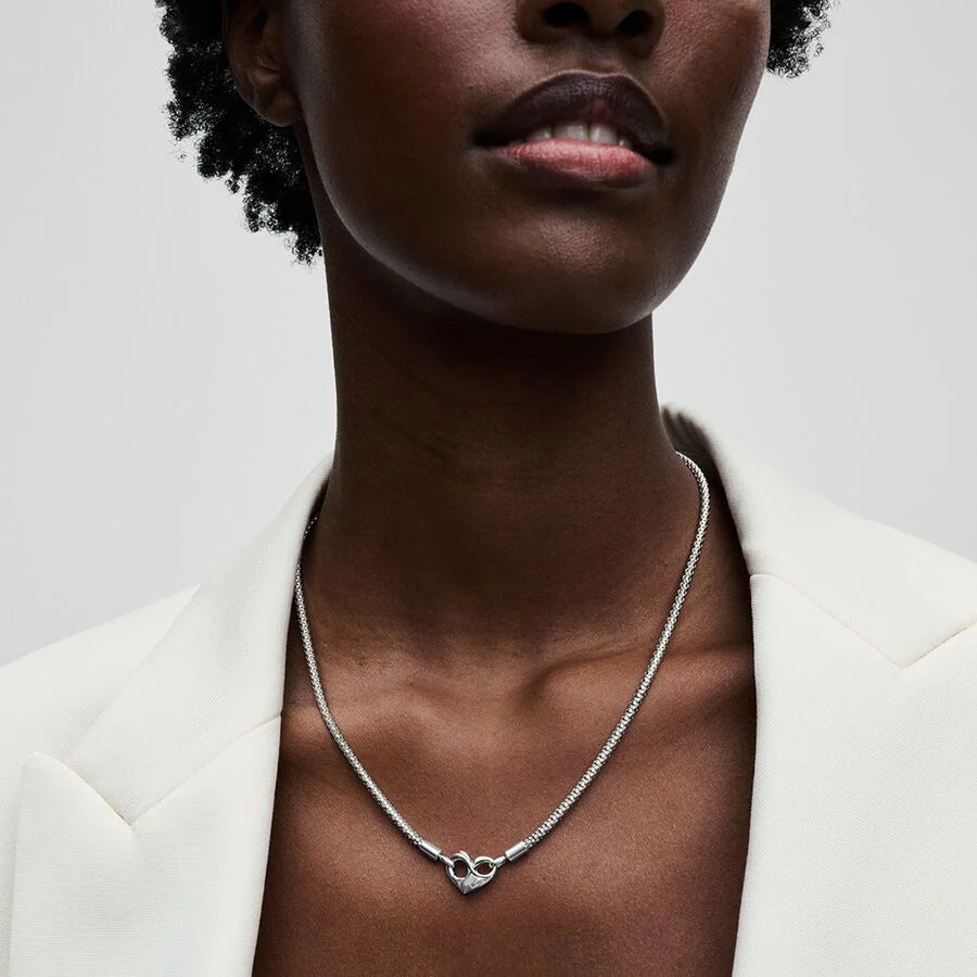 Pandora Moments Gliederhalskette mit Nieten - 392451C00-45