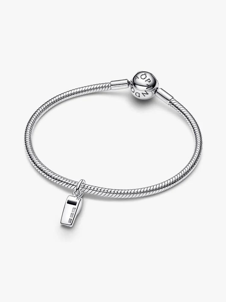 Pandora Moments Schiedsrichterpfeife Charm-Anhänger 925 Silber Damenschmuck - 794713C01