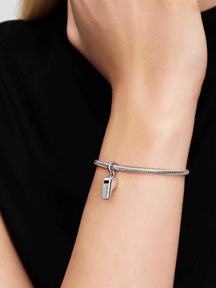 Pandora Moments Schiedsrichterpfeife Charm-Anhänger 925 Silber Damenschmuck - 794713C01