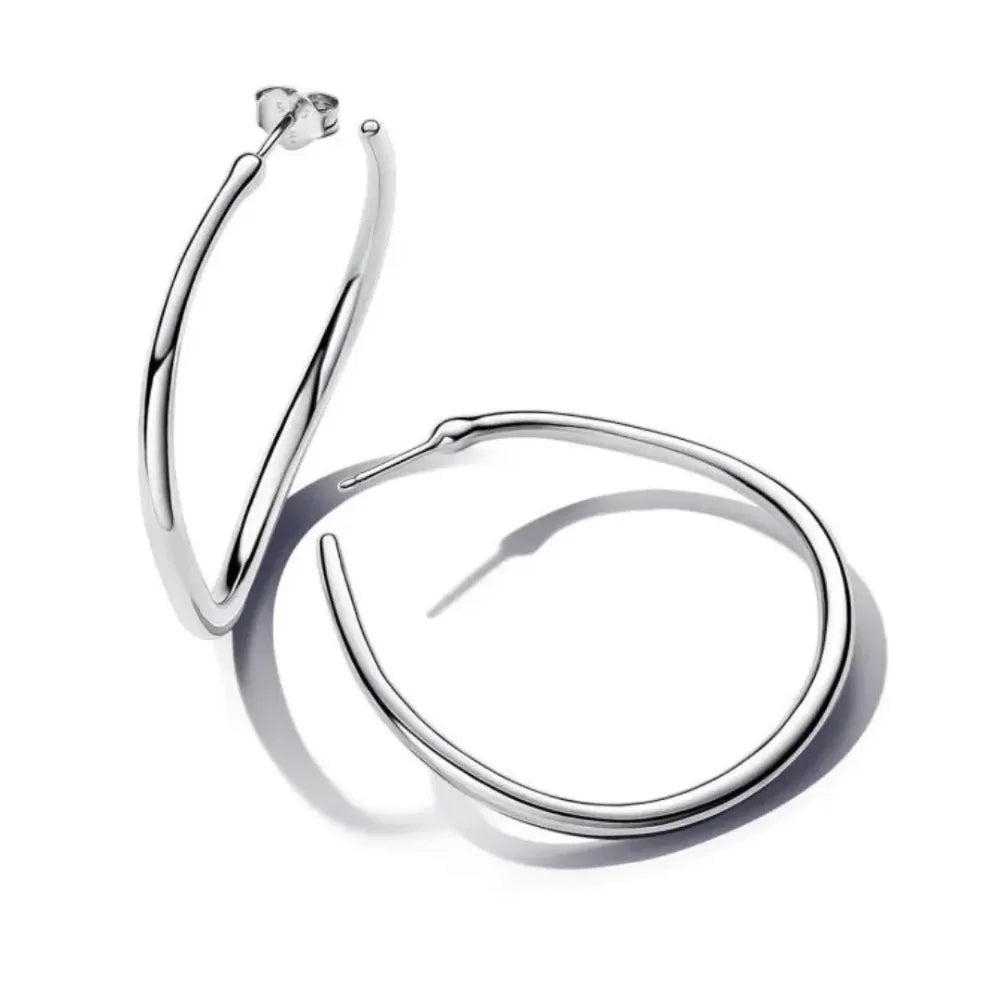 Pandora Ohrringe Organisch Geformte 42 mm Offene für Damen - 293299C00