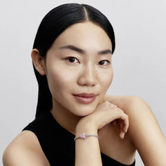 Pandora Rosafarbener Murano Glas Liebeswürfel Charm - 794433C01