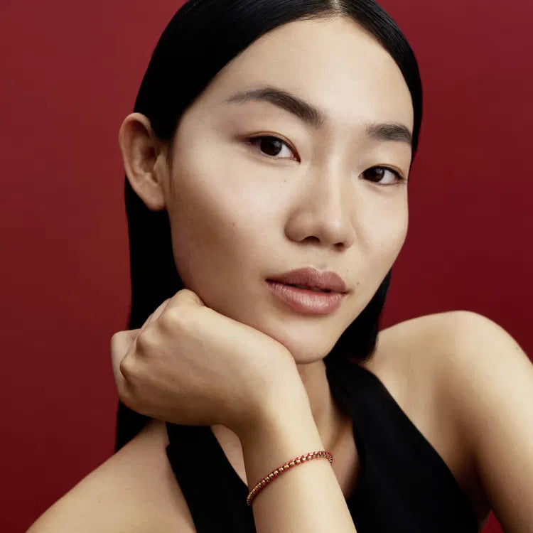 Pandora Rote Kordel Schlangen Gliederarmband - 563816C01