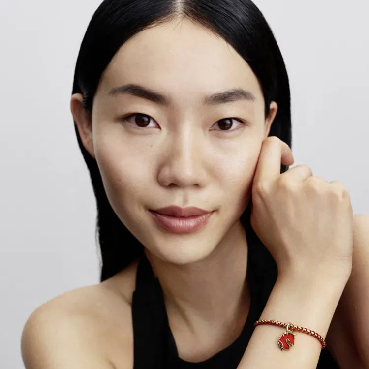 Pandora Rotes Feuerpferd Murano Glas Charm Anhänger - 764431C01