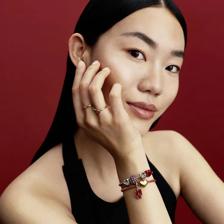 Pandora Rotes Feuerpferd Murano Glas Charm Anhänger - 764431C01