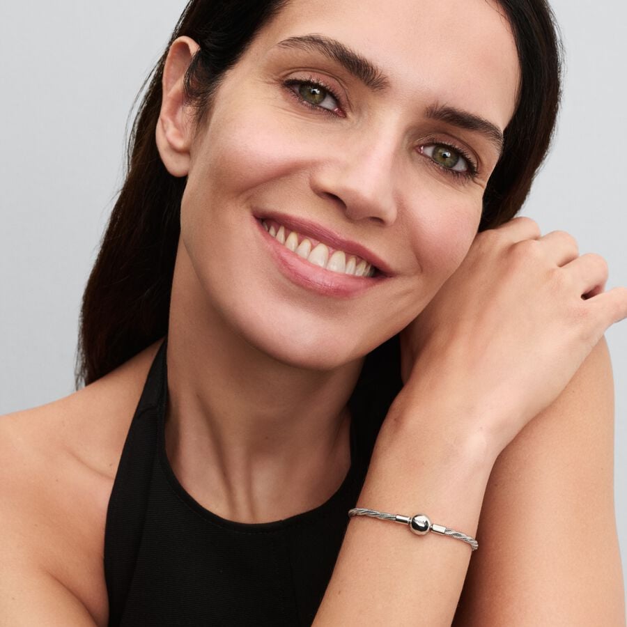 Pandora runde Pandora Schliesse Gedrehte Schlangenkette - 593757C00