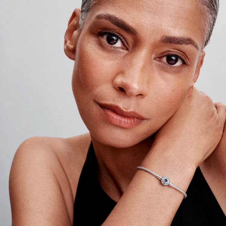 Pandora Schlangen Gliederarmband mit Polarstern Verschluss - 593584C01