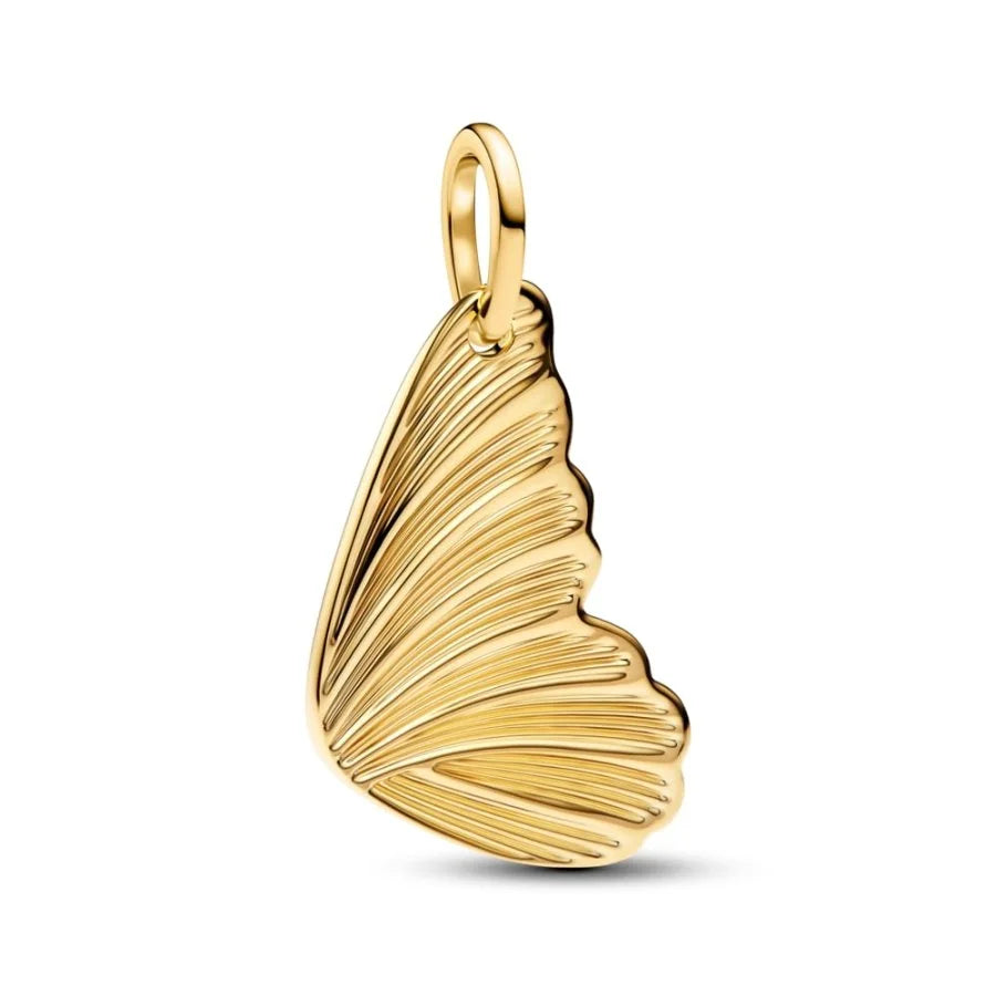 Pandora Schmetterlingsflügel-Anhänger mit Plakette und Gravurmöglichkeit - 364015C00