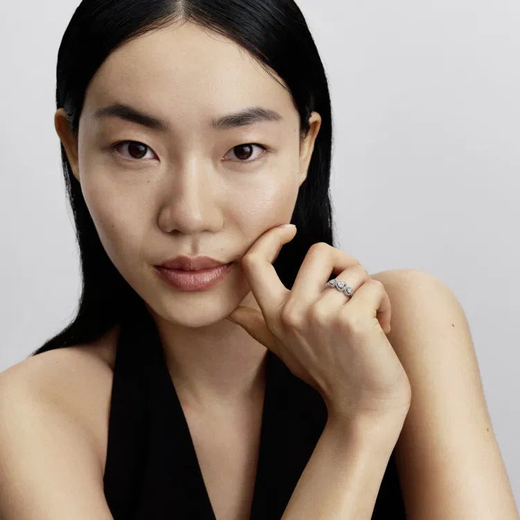 Pandora Strahlenkranz Herz Trilogie Ring - 194413C01