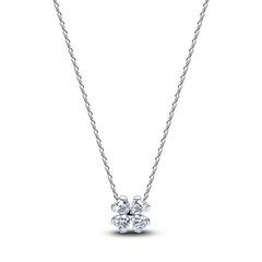 Pandora Timeless Funkelndes Glückskleeblatt Anhänger-Halskette - 394502C01-45