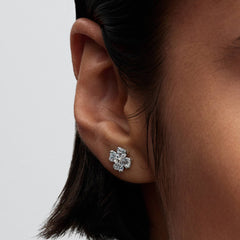 Pandora Timeless Funkelndes Glückskleeblatt Ohrstecker - 294500C01
