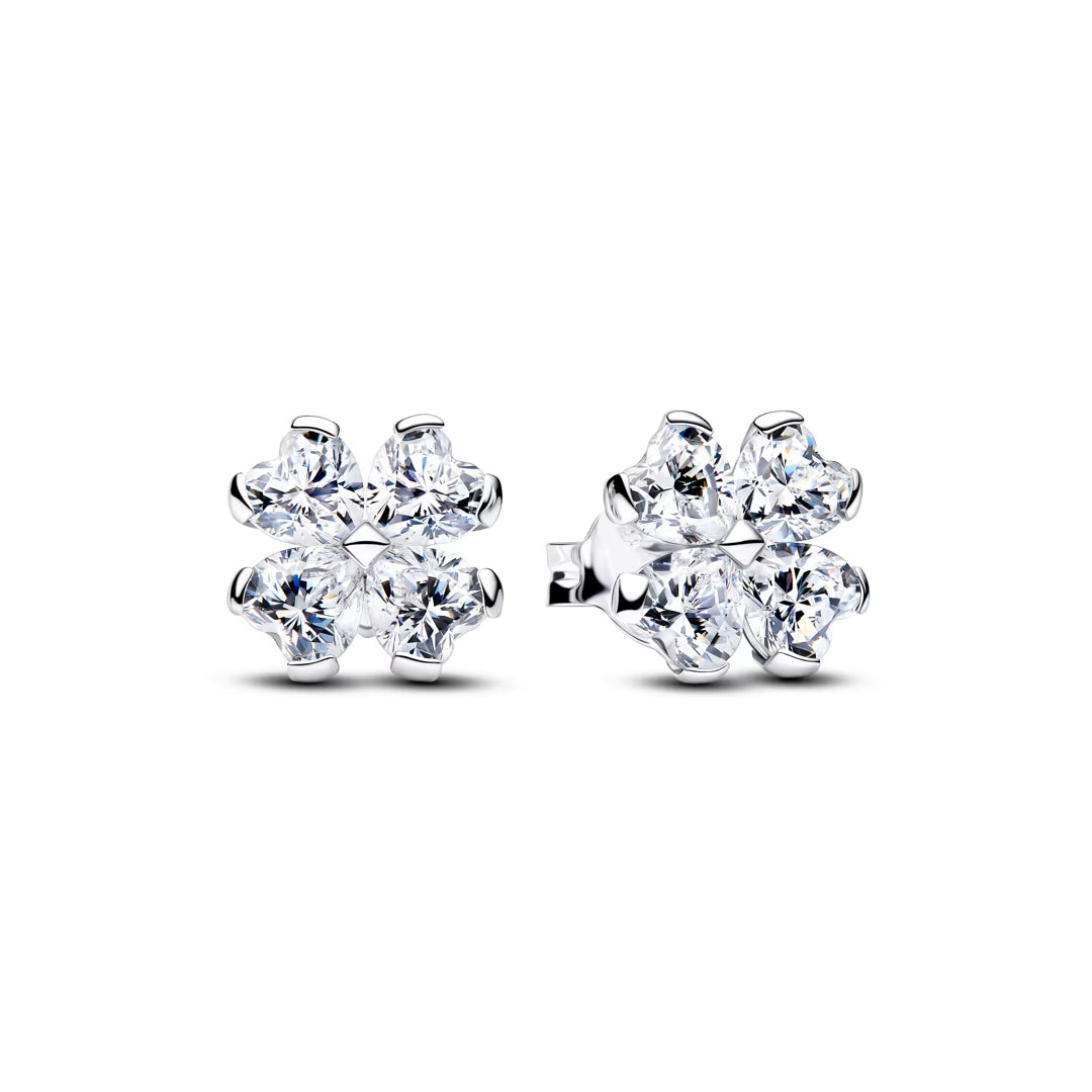 Pandora Timeless Funkelndes Glückskleeblatt Ohrstecker - 294500C01