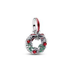 Pandora Weihnachtskranz Doppelter Charm - 794238C01