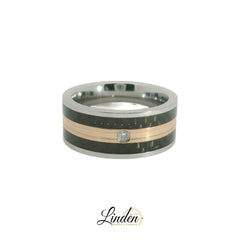 Partnerringe Carbon & Stahl - CSB-037/8