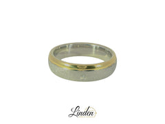 Partnerringe Silber 925 / 18 Karat - 750 Gold - SGB - 118/6
