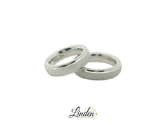 Partnerringe Silber 925 rhodiniert - S-31302/5