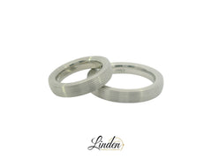 Partnerringe Silber 925 rhodiniert - S-31306/4