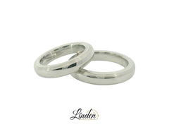 Partnerringe Silber 925 rhodiniert - S-31307/5