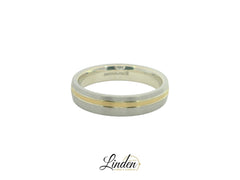 Partnerringe Silber/Gold SG-632/4.5 – Herrenring