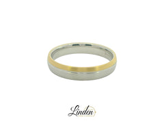 Partnerringe Silber/Gold SG-633/5