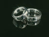 Partnerringe Silber 925 rhodiniert - S-31305/6