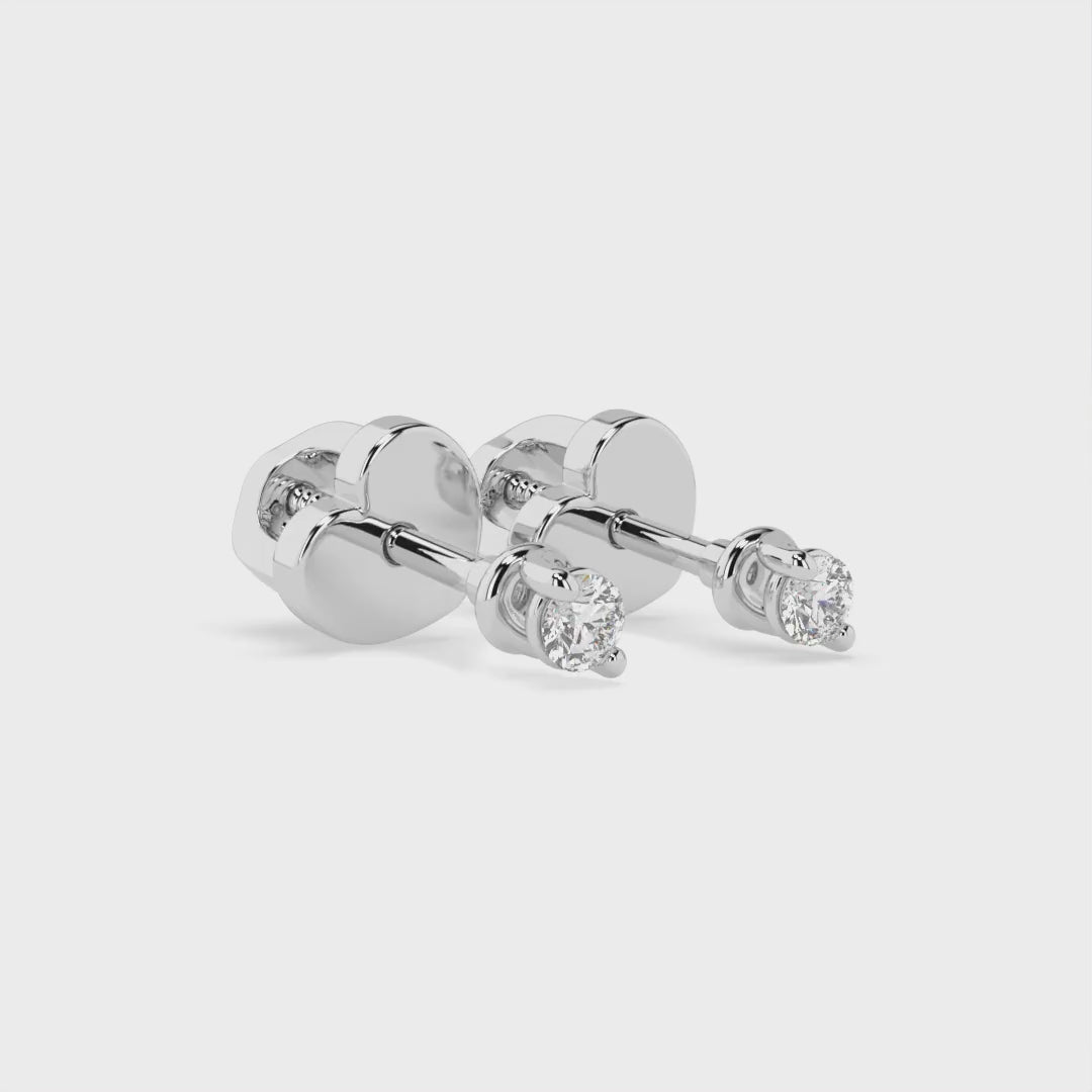 Elegante Diamant-Ohrringe aus 18K Gold - 102-10032(2.2)