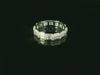 Bague exclusive pour femme en or blanc 18 carats – sertie de diamants précieux et de diamants taille brillant – BYZ0004961