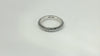 18K Weissgold - 750 Ring 6gr mit Diamanten