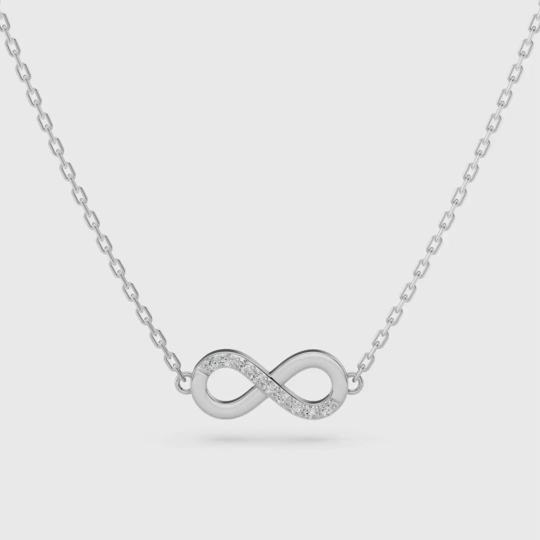 Elegante Diamant-Halskette aus 18K Gold - 104-10072