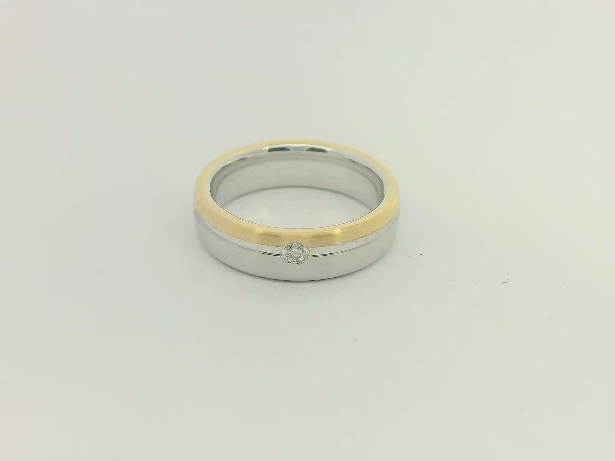 Partnerringe Silber 925 / 18 Karat - 750 Gold - SGB - 629/5