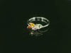 Bague élégante en or blanc avec saphirs et diamants – Sophistication raffinée en or 18 carats - YZ0003264 